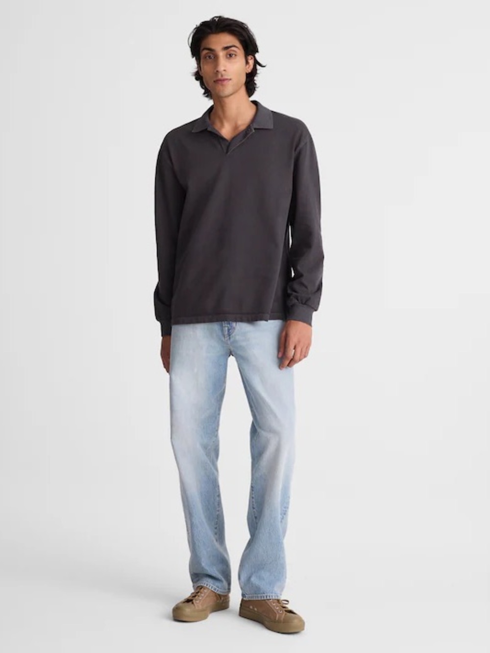 Madewell The 1991 Loose Straight Jean in Ashford Wash-Rigid Size 34 $148 NY976 - Picture 1 of 11